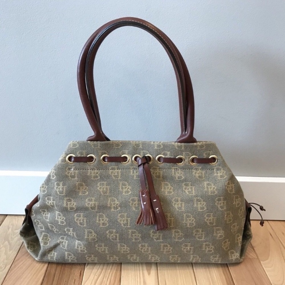 Dooney & Bourke Brown Tote Shoulder Bag Purse